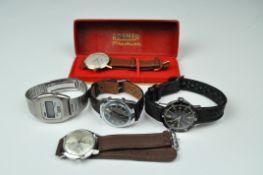 A vintage gentleman's Rotary Automatic Aquaplunge wristwatch,