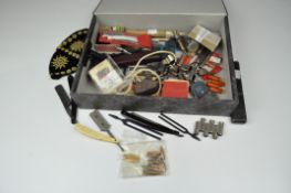 Assorted collectable's, including a Sterling Silver Yard-O-Led pencil, numerous whistles,