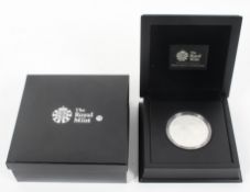 Silver coin - London 2012 Games, 5oz Proof coin, in Royal Mint box, with COA.
