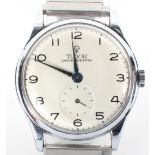 A stainless steel Tudor wristwatch, 33.