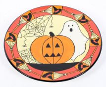 An Old Ellgreable Pottery limited edition 'Halloween' plate by Lorna Bailey, no.