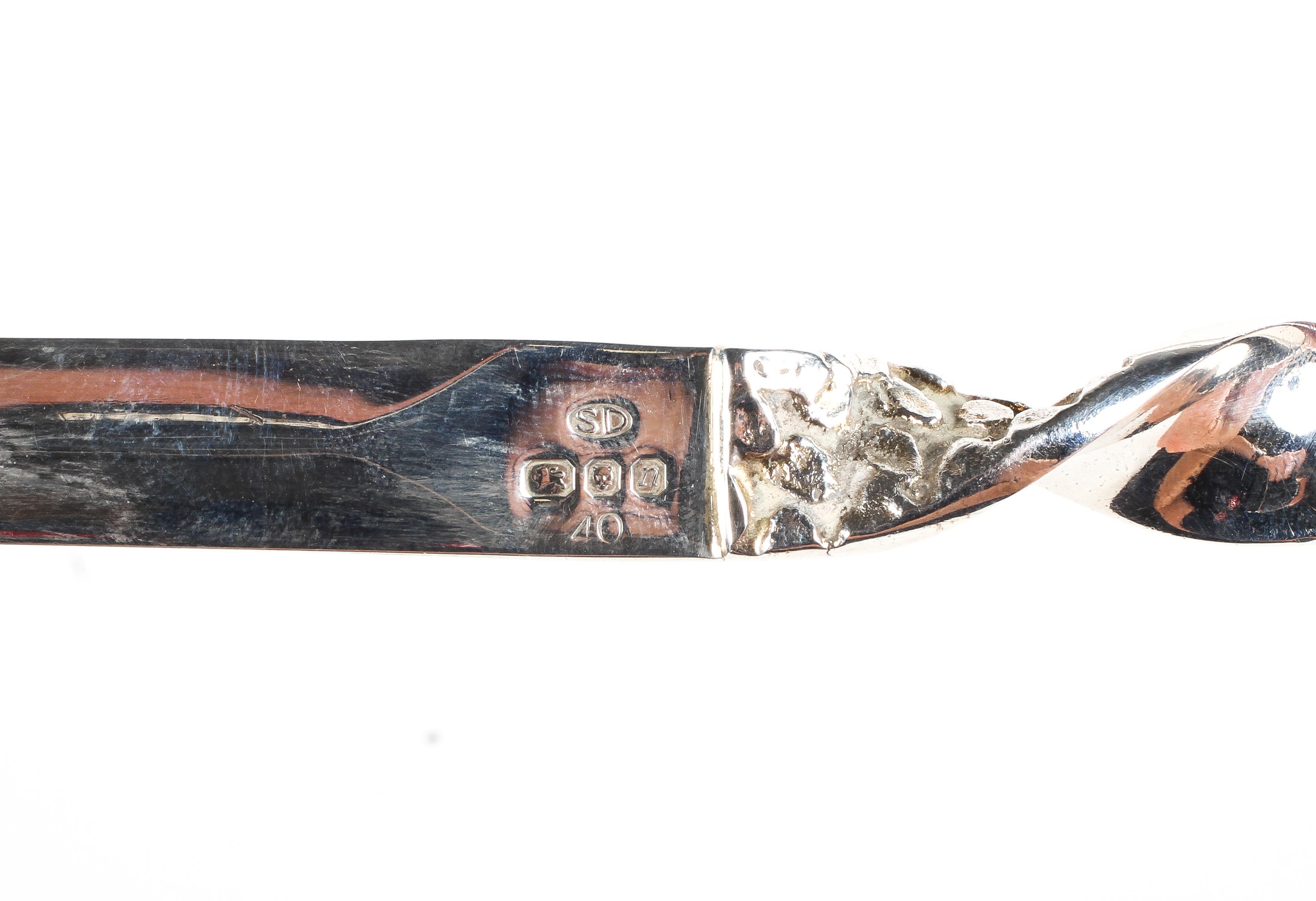 Stuart Devlin, a sterling silver letter opener - Image 2 of 2