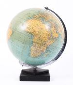 A Vintage Philips' 10" Challenge Globe, on stepped black plastic base,