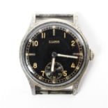 A German World War II Military Silvana wristwatch, 32.