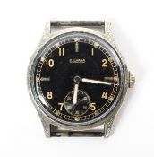 A German World War II Military Silvana wristwatch, 32.