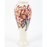 A Moorcroft oviform trial vase, dated 4.3.