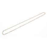 A 9ct gold belcher link chain necklace.