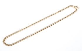 A 9ct gold Belcher chain