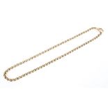 A 9ct gold Belcher chain