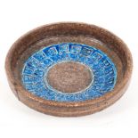 An Aldo Londi for Bitossi 1960's Italian pottery Trifiglio decorated shallow bowl,