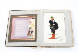 An early 20th century autograph album,