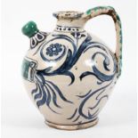 A South Italian maiolica wet-drug jar (albarello),