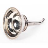 A sterling silver wine funnel by Roberts and Belk Ltd Sheffield, 1988. 3.4ozt.