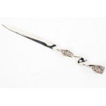 Stuart Devlin, a sterling silver letter opener