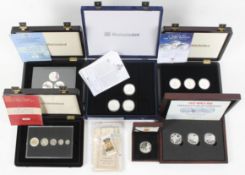 Silver coins - Proof sets to include Britain at war,