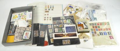 A collection of worldwide stamps, mostly mid-late 20th century,