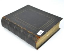 A leather bound volume 'The Pilgrims Progress' and other works by John Bunyan, late 19th century,
