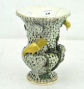 A late Meissen style vase, with a 'Sneibalkin' snowball effect,