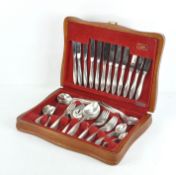 An Oneida Community boxed six-person silver plated cutlery set