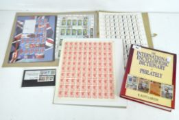 A collection of stamps including 2004 Rule Britannia! set, Gurnsey sheet, first class Emmerdale set,