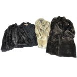 A selection of vintage fur and faux fur