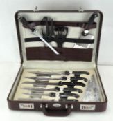 A Prima kitchen knife set, (un-used),