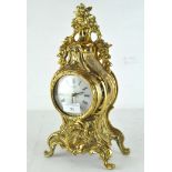 A reproduction 19th century style mantel clock by Robert Grant of London,