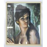 A 1960s print of 'Tina' by J.H. Lynch in original frame,