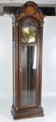 A contemporary long case clock by "Pearl" with striking movement,