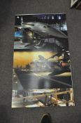 An RNAS Yeovilton museum poster featuring Concorde and further early aircraft,