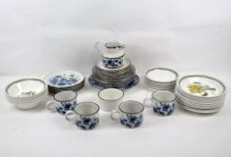 A selection of stoneware and ceramic tea sets,