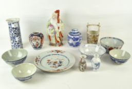 A collection of 19th and 20th century Japanese and Chinese ceramics,