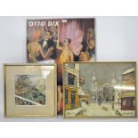A vintage Tate gallery advertising poster "Otto DIx" from the 11th March/17th May 1992, 84cm x 59.