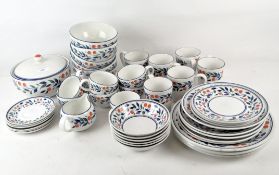 A Johnson Bros Staffordshire ceramic dinner, tea and coffee service, including tea and coffee cups,