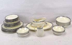 A Royal Doulton part dinner service, Melissa pattern from The Romance Collection,