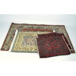 A pair of Middle Eastern style floor rugs, 153cm x 93cm,