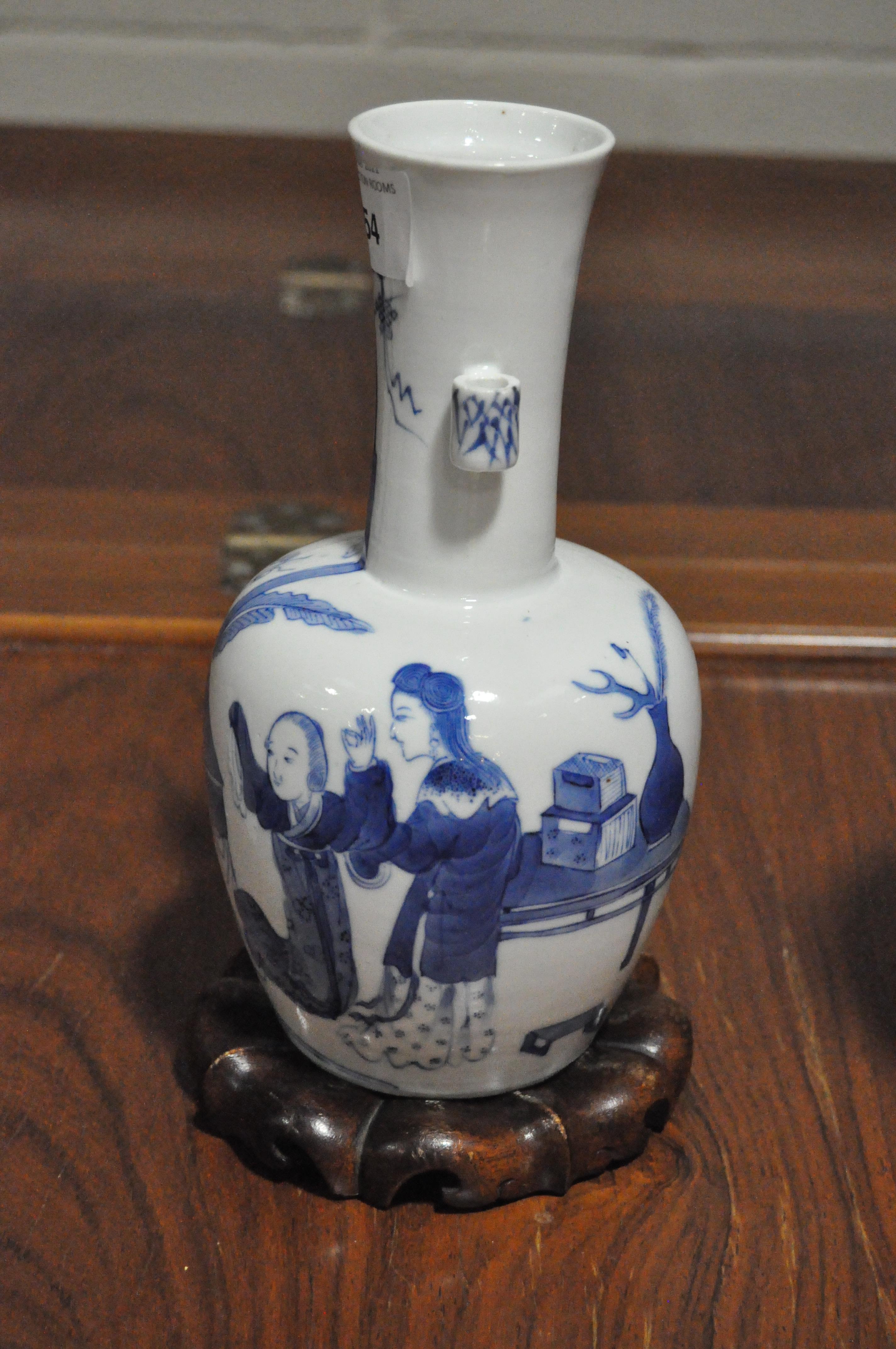 Two 20th century blue and white Chinese vases, - Image 3 of 24