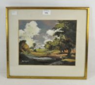Victor Askew, English School (1909-1974) Oil on paper, 22cm x 28cm,