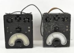 Two vintage All Wave oscillators