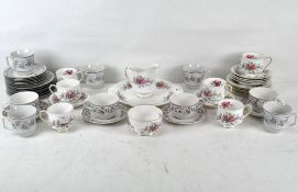 Three ceramic part tea services,