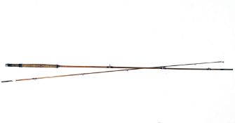 Two 2 piece R Chapman & Co 'The Chess' split cane trout fly rod