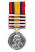 Queen Victoria South Africa medal with four bars
