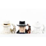 Three Winston Churchill 'Noble Ceramics' Victory in Europe jugs,
