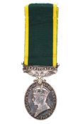 George VI "Efficient service" medal with Territorial Bar