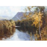 Samuel Reid RSW (1854-1919), Church Pool, Betws-Y-Coed, oil on canvas, signed lower right,