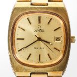 A vintage Gents automatic Omega Geneve wristwatch,