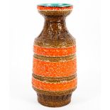 A West German (SPARA) vase tapering cylindrical vase with flared neck, circa 1960,