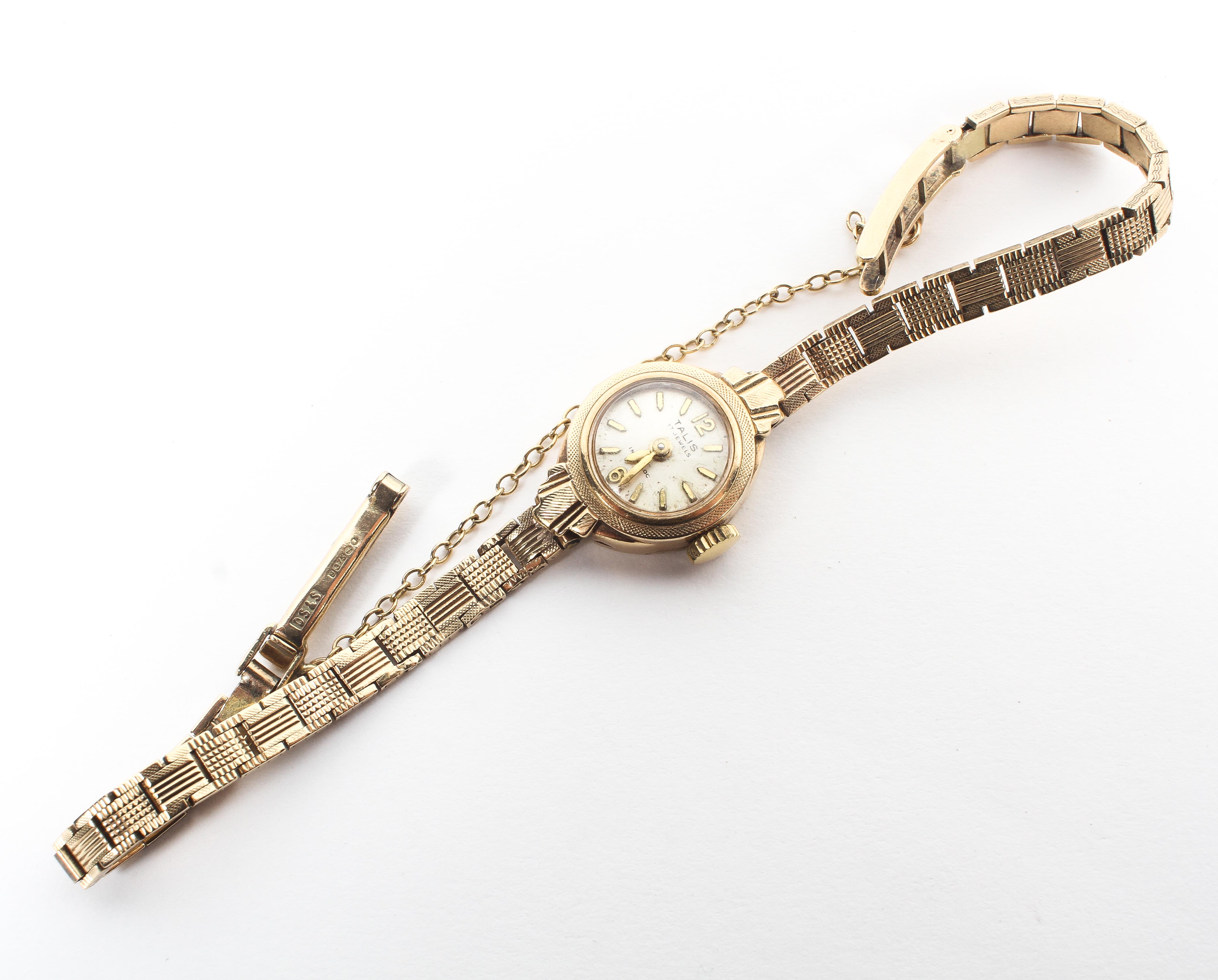 A vintage ladies 9ct gold Talis cocktail watch, - Image 2 of 6