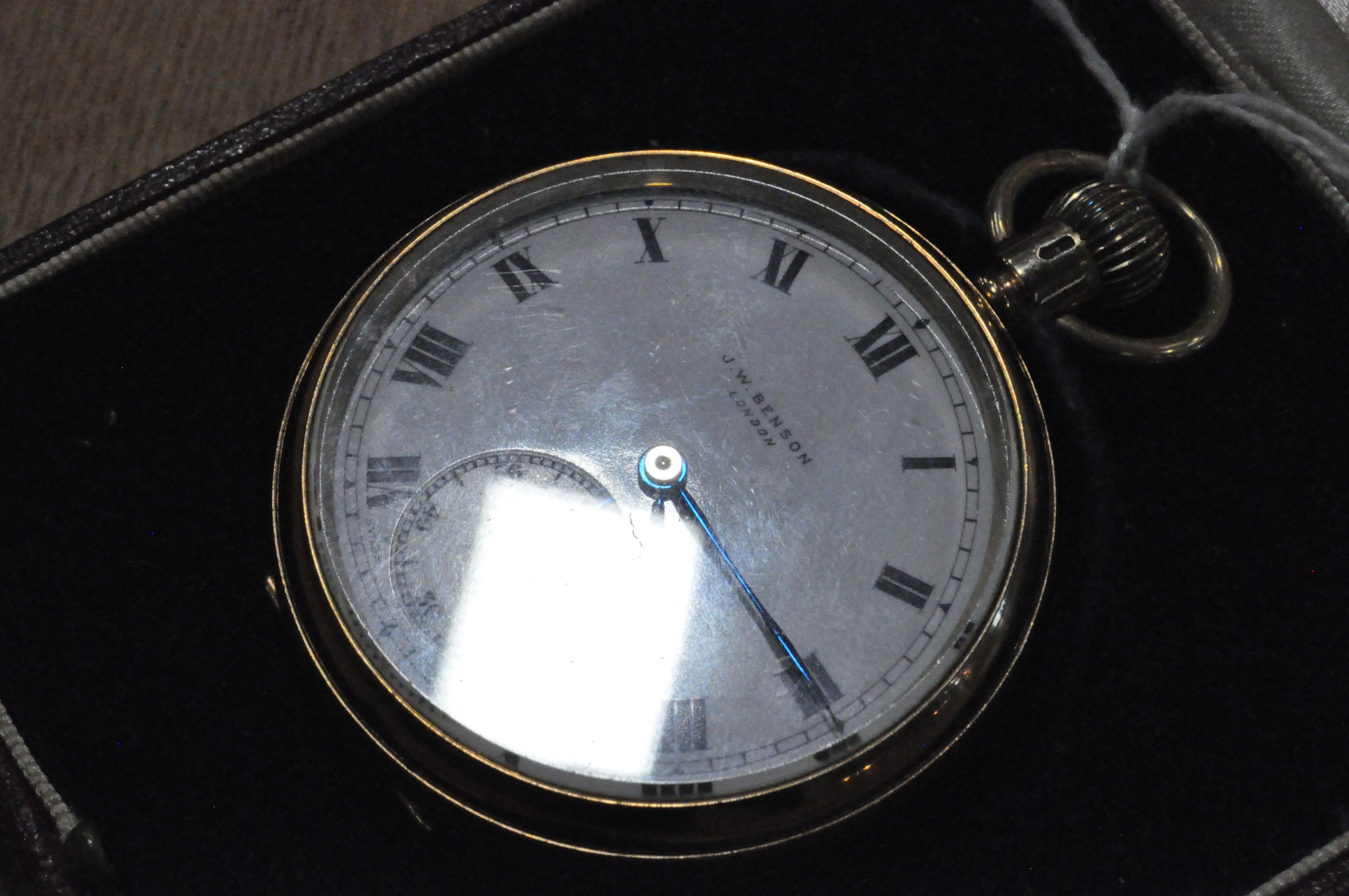 A 9ct gold cased J.W Benson pocket watch - Image 7 of 7