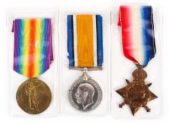 A Trio of WWI medals awarded to DVR W Thomas ASC